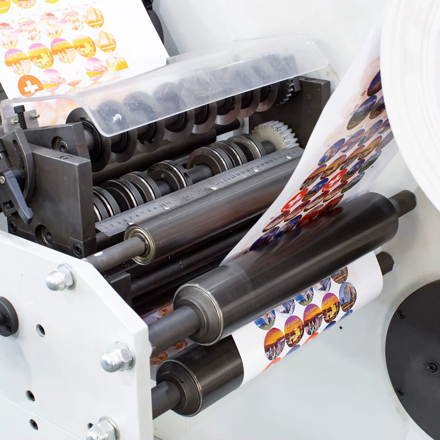 Custom sticker and label printing with no minimum order at Verohs Printers